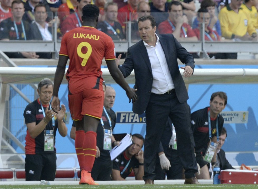 Romelu Lukaku se v utkání s Alžírskem trápil a střídal už v 58. minutě. U obratu Belgičanů už tedy chyběl.