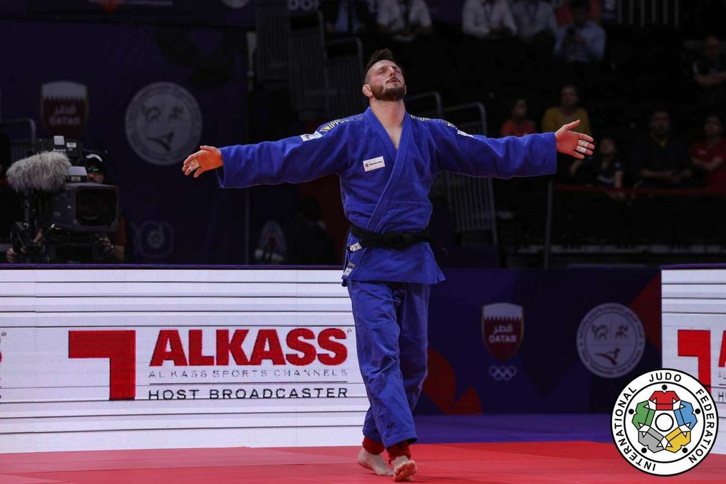 Lukáš Krpálek vybojoval na MS v Dauhá stříbrnou medaili.