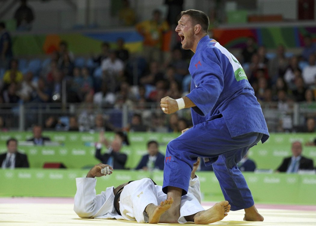 Lukáš Krpálek se právě stal olympijským vítězem