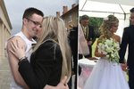 Lukáš Nečesaný a Veronika Bartošová měli v sobotu ve 13.00 hodin svatbu.