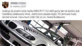 Lukášův inzerát. Svoje auto miloval a dopřával mu pořádnou péči.