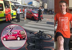 Lukáš (31) utrpěl při děsivé nehodě velmi vážná poranění. Když jel na kole, srazil ho feťák v osobním autě.