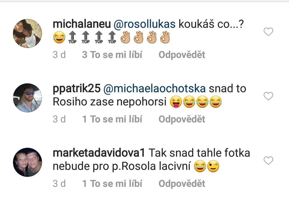 Lukáš Rosol to schytal za nevybíravý komentář na svou ex od fanoušků Michaely Ochotské.