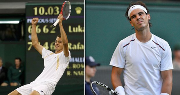 Obrovský úspěch českého tenisty! Lukáš Rosol vyřadil ve 2. kole Wimbledonu 2012 světovou dvojku, Španěla Nadala
