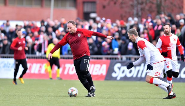 Lukáš Zelenka v Silvestrovském derby Lukáš Zelenka v Silvestrovském derby