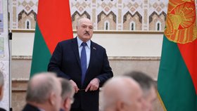 Běloruský vůdce Alexandr Lukašenko (1. 3. 2022)