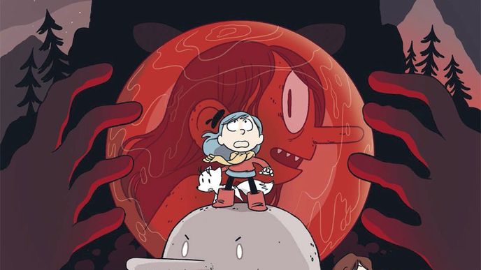 Luke Pearson - Hilda 4: Hilda a král hory. Obálka komiksu.