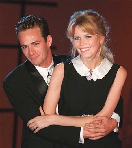 Luke Perry a Claudia Schifferová