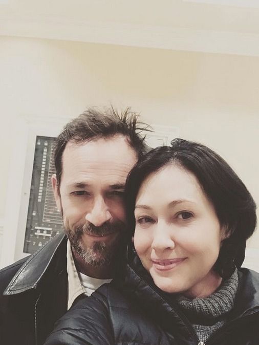 Luke Perry a Shannen Dohertyová