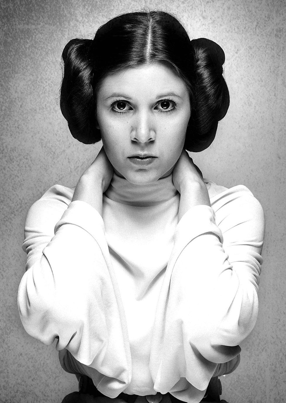 Carrie Fisher jako princezna Leia