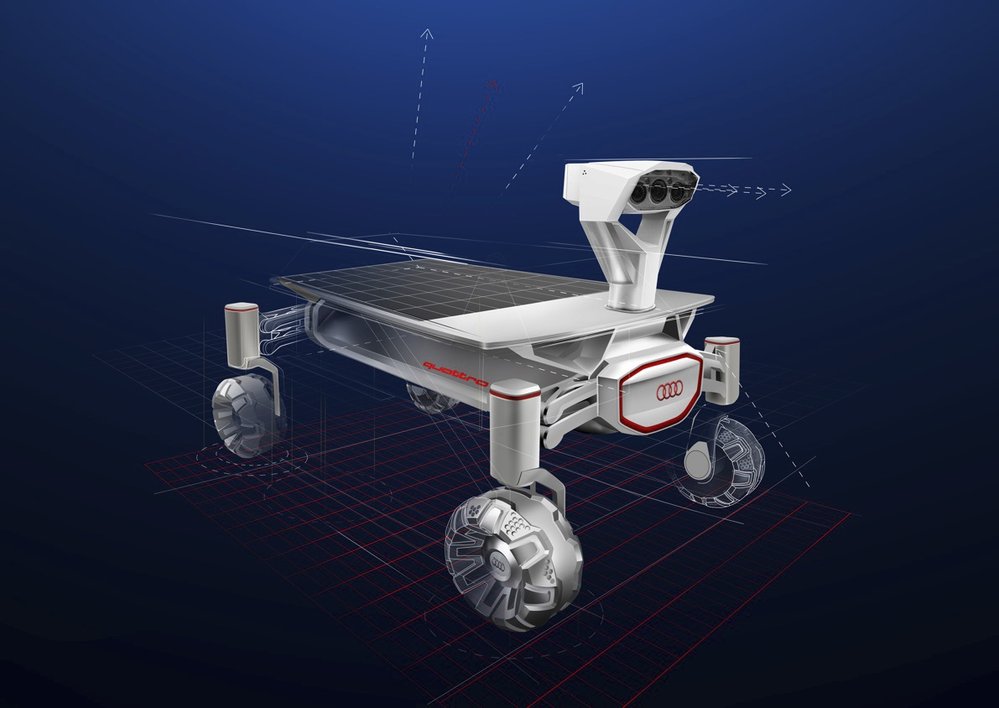 V nejnovějším kole soutěže Lunar X-Prize navrhují zařízení, které dovede jezdit po měsíčním povrchu.