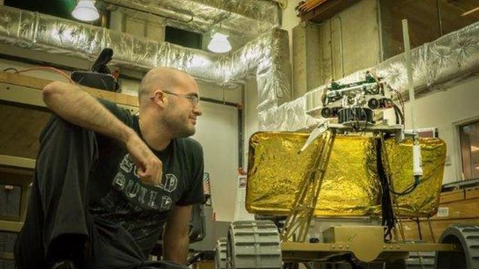 lunární robot Andy a Daniel Shafrir
