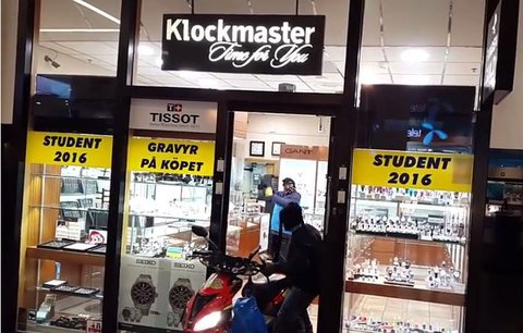  Švéd natočil na video loupež v obchodě: Zloděje chytili 