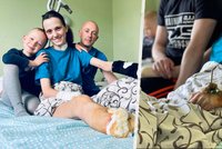 Po zásahu ruské rakety přišla Kateryna o miminko, ruku a nohu: V září chce vést synka poprvé do školy