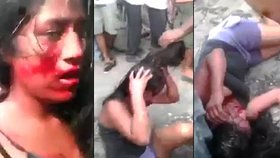 Dav v Guatemale brutálně zlynčoval a upálil šestnáctiletou dívku.