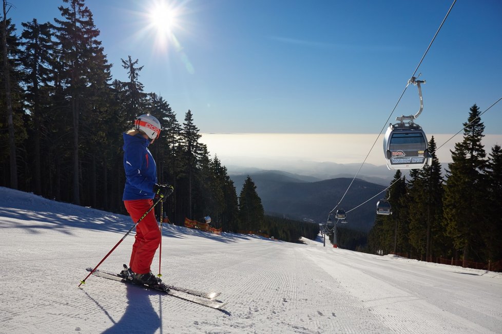 Lyžování ve SkiResortu Černá hora - Pec