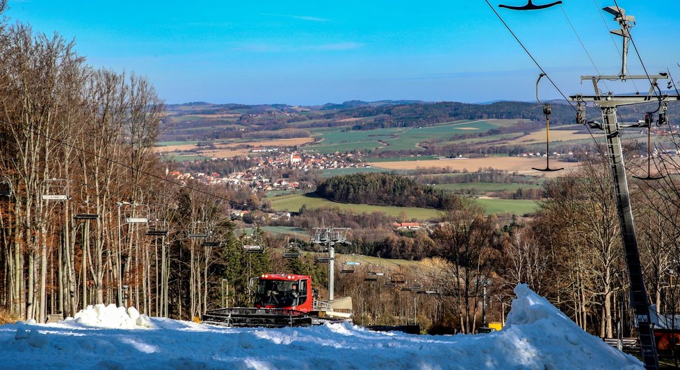 Lyžařský areál Monínec.