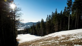 Zájem lyžařů o návštěvu některého z horských středisek v Česku o víkendu negativně poznamenalo počasí