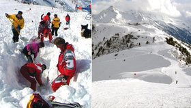 Češka strhla lavinu v Rakousku: Boty trčící ze sněhu jí zachránily život