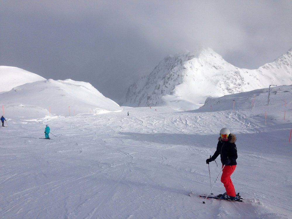 Lyžování v alpském středisku Obertauern