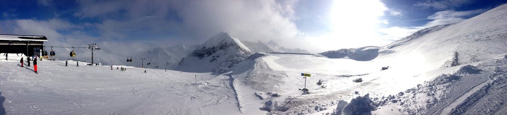 Lyžování v alpském středisku Obertauern