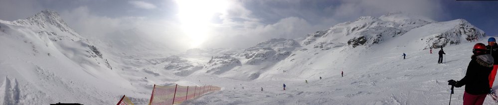 Lyžování v alpském středisku Obertauern