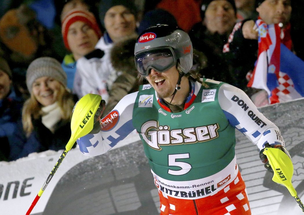 Český lyžař Ondřej Bank se v Kitzbühelu podruhé v kariéře dostal na stupně vítězů ve Světovém poháru