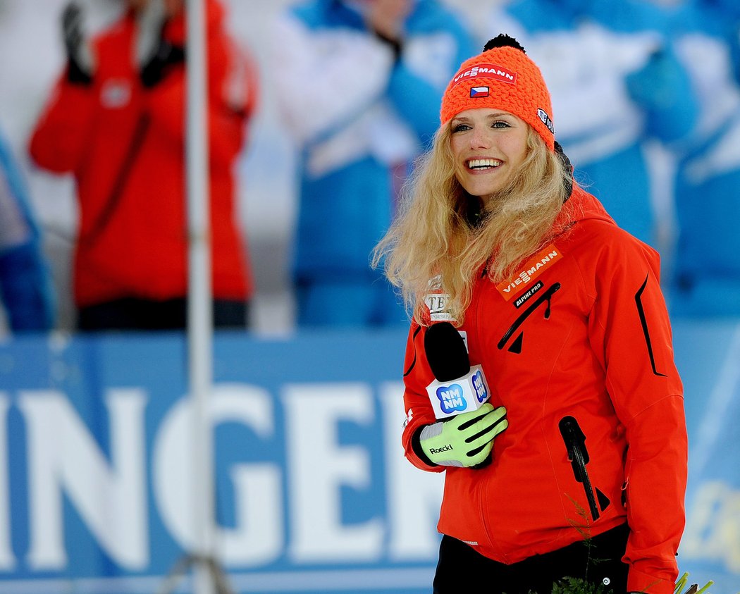 Gabriela Soukalová a její druhé &#34;povolání&#34; - miluje zpěv.