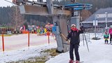 Na Bílé v Beskydech se už lyžuje: Paráda! chválí si lyžaři v roušce