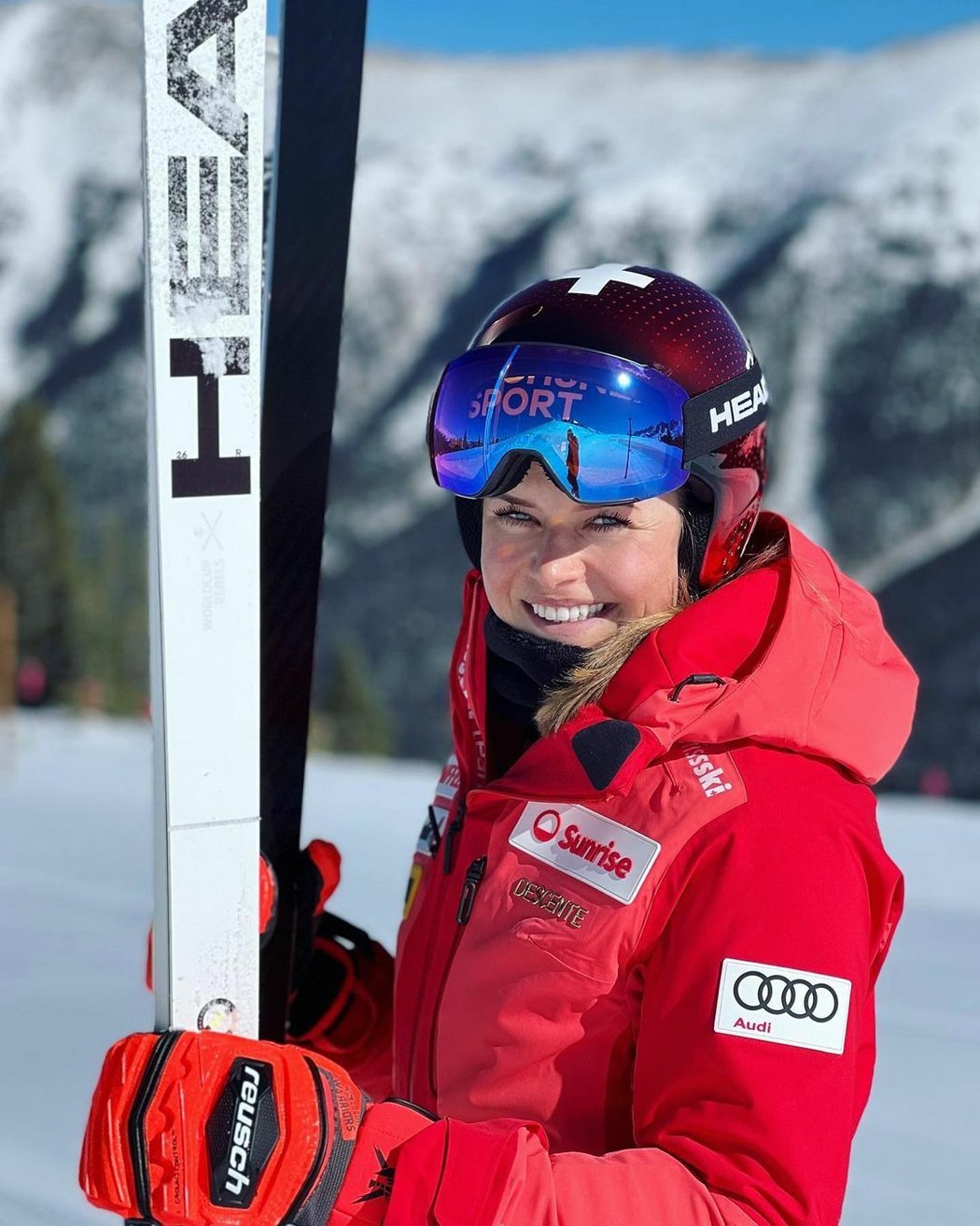 Švýcarská lyžařka Corinne Suterová
