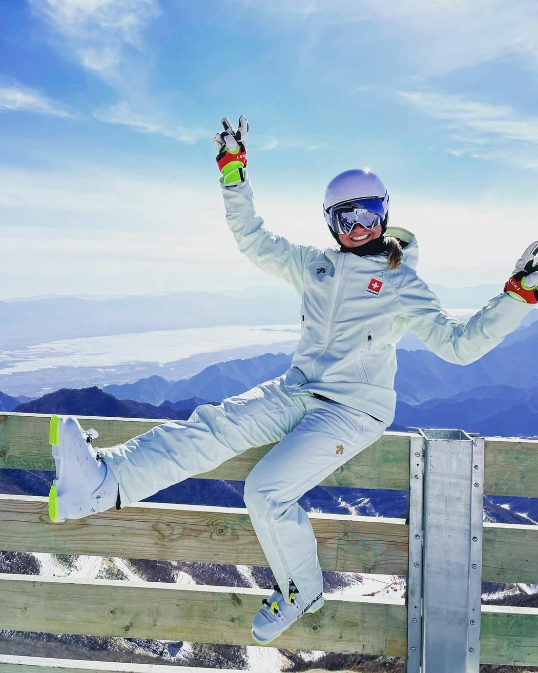 Švýcarská lyžařka Corinne Suterová