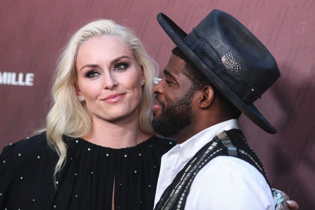 Také zadák P. K. Subban fandí módě. Na snímku s dnes již bývalou partnerkou Lindsey Vonnovou Také zadák P. K. Subban fandí módě. Na snímku s dnes již bývalou partnerkou Lindsey Vonnovou