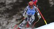 Ester Ledecká při Super-G ve Val Gardeně