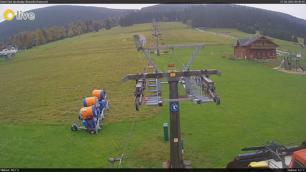 Skiareál Jeseníky před začátkem lyžařské sezony