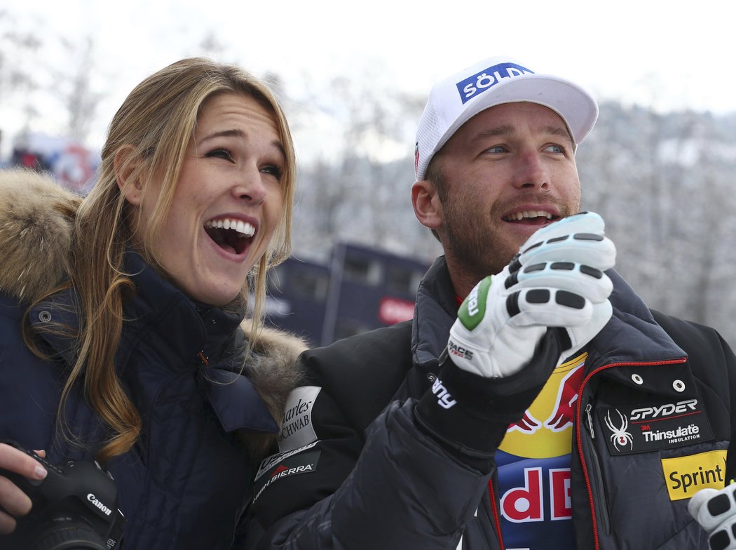 Lyžař Bode Miller s manželkou Morgan