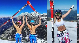 Lyžařka Pauláthová dosáhla v Kanadě vrcholu: Jen v podprsence!