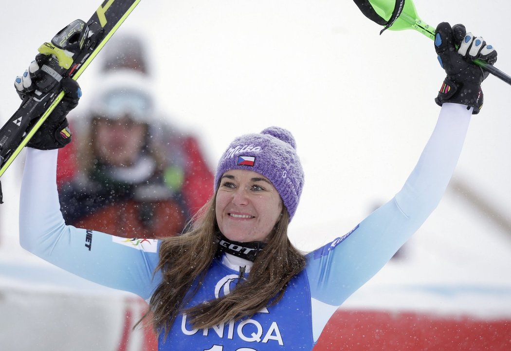 Velký úspěch Šárky Strachové. Ve slalomu v rakouském středisku Kühtai skončila druhá.