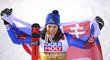 Petra Vlhová slaví historické zlato pro slovenské sjezdové lyžování Petra Vlhová slaví historické zlato pro slovenské sjezdové lyžování