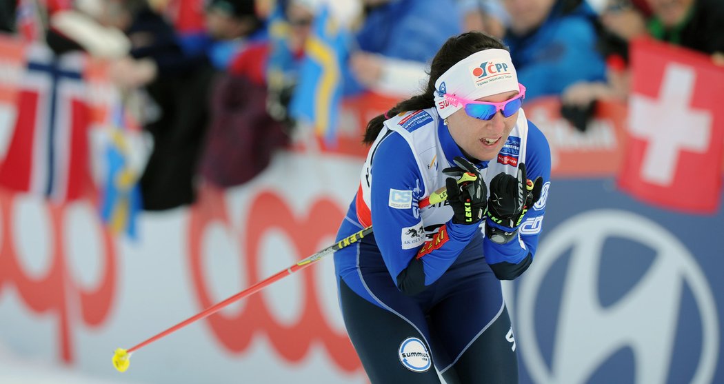 Evě Vrabcové-Nývltové se zatím na Tour de Ski velmi daří