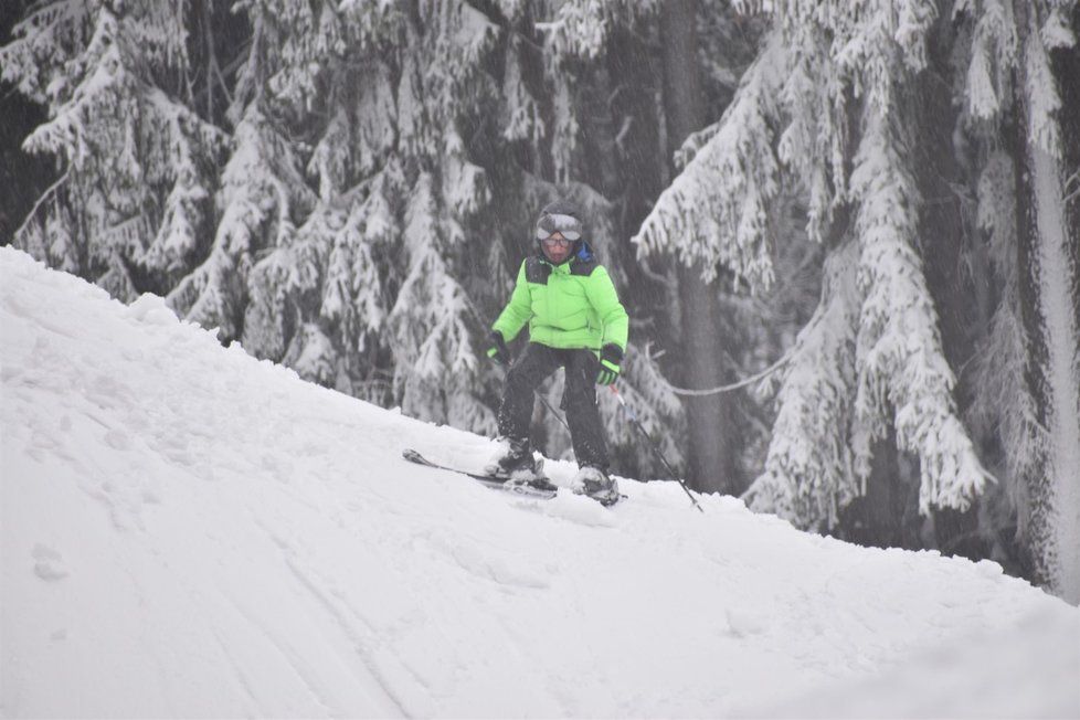 Lyžování na Ústecku (7. 12. 2019)