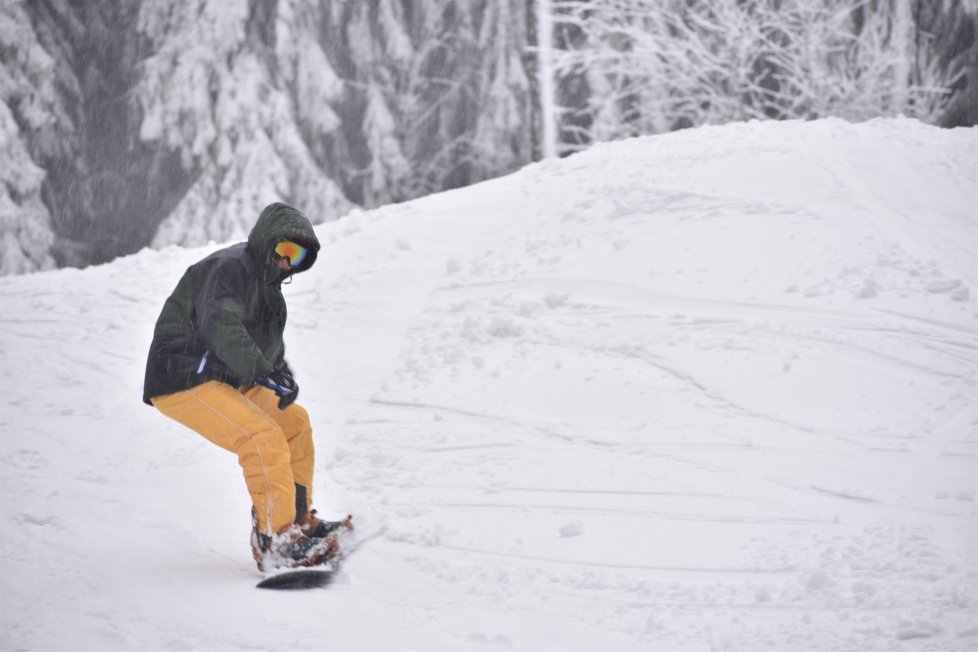 Lyžování na Ústecku (7. 12. 2019)