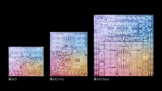 Řada čipů M3 od Applu