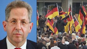 Šéf německé kontrarozvědky Hans-Georg Maassen komentoval dění ve městě Chemnitz.