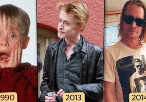 Macaulay Culkin se od roku 1990 neuvěřitelně změnil.