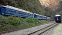 Cesta vlakem na Machu Picchu