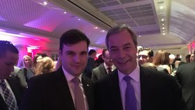 Petr Macinka a Nigel Farage