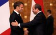 Francouský prezident Emmanuel Macron navštívil Egypt (25.10.2023)