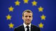 Emmanuel Macron, francouzský prezident, vystoupil se svým projevem v europarlamentu. (17.4.2018)