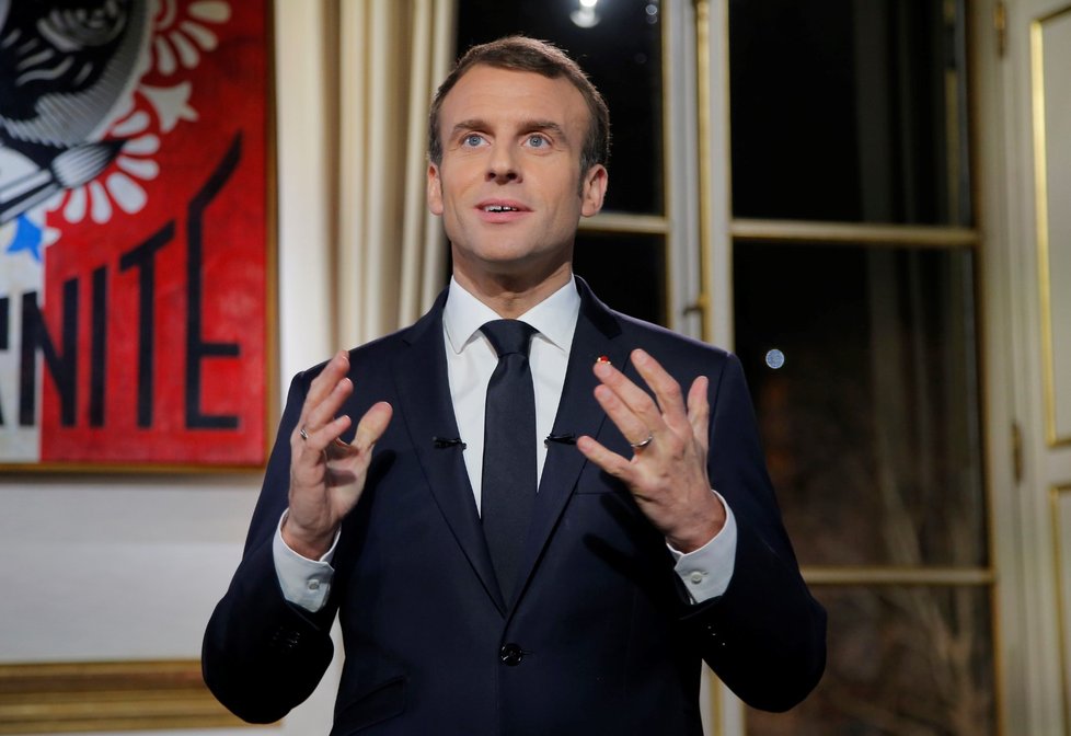 Francouzský prezident Emmanuel Macron.