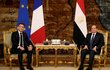 Emmanuel Macron navštívil Egypt (25.10.2023)